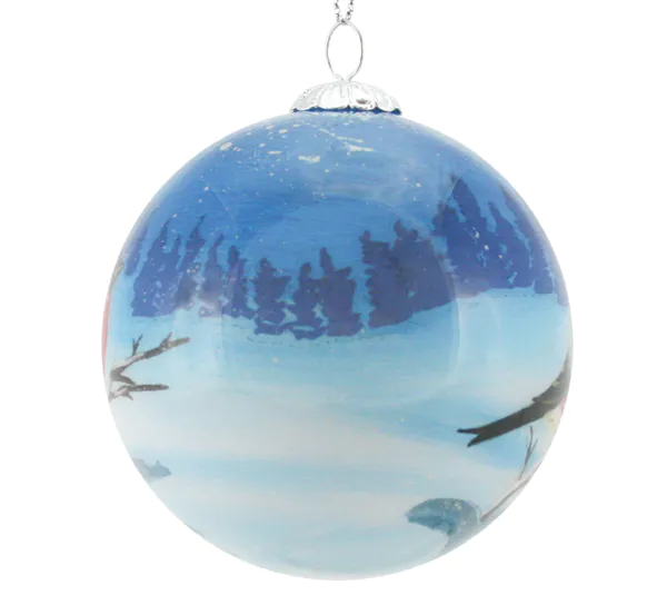 Main Image Glass bauble, Bullfinch