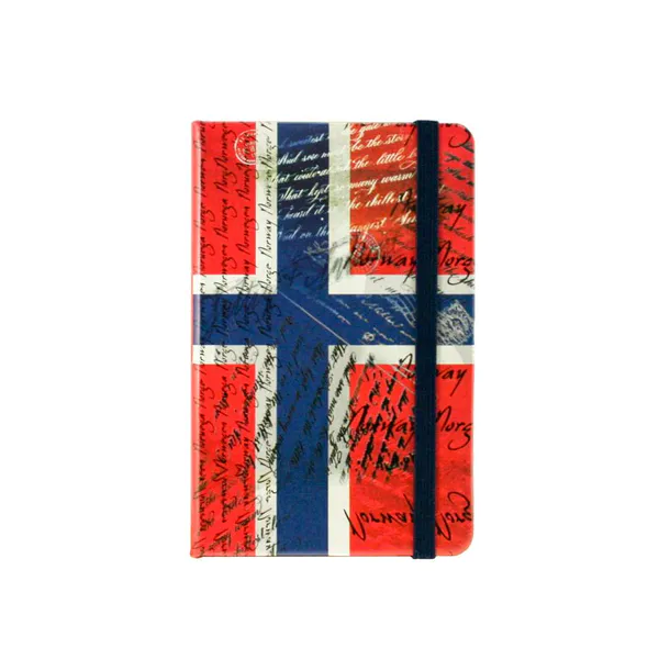 Hovedbilde Notatbok A6, Norgesflagg