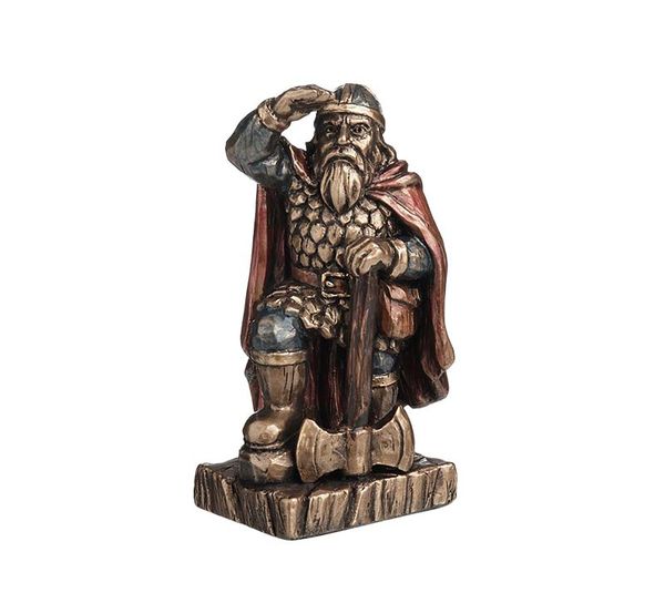 Hovedbilde Vikingfigur, Ragnar, bronsefarget