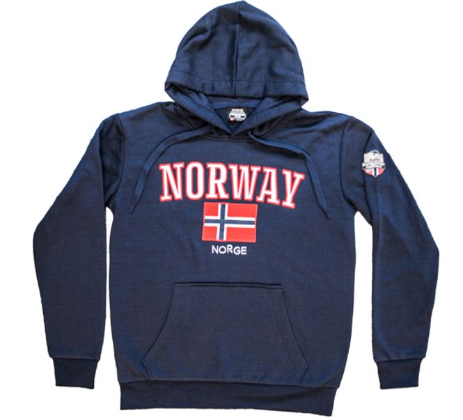 Hovedbilde Hettegenser, Norway, mørkeblå