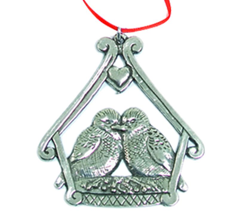 Ornament, Birds Tinn-Per