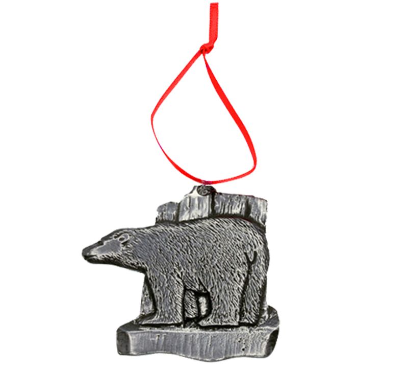 Ornament, Polar Bear Tinn-Per
