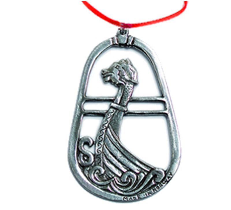 Ornament, Viking ship Tinn-Per