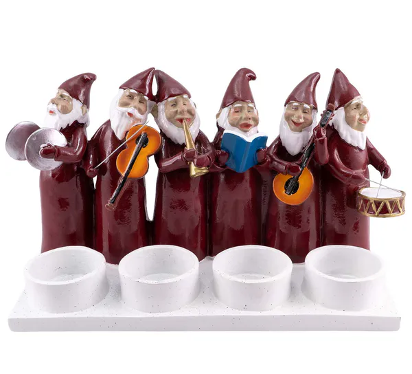 Main Image Santa orchestra with tealight holder, Harvesttime