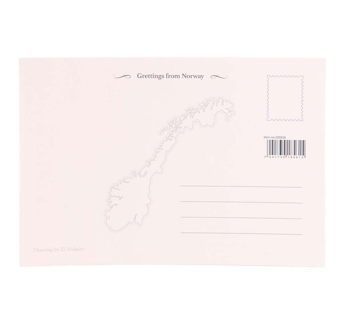 Postkort, Tromsø, retro