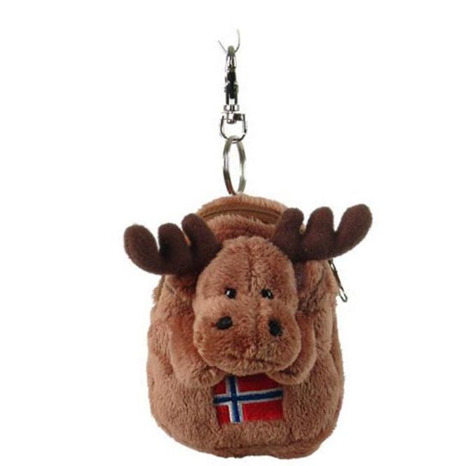 Main Image Moose mini bag / keychain of plush