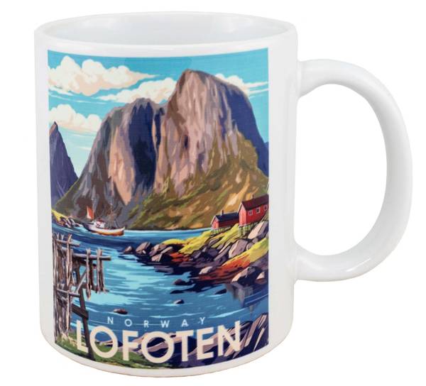 Main Image Mug, Lofoten, retro