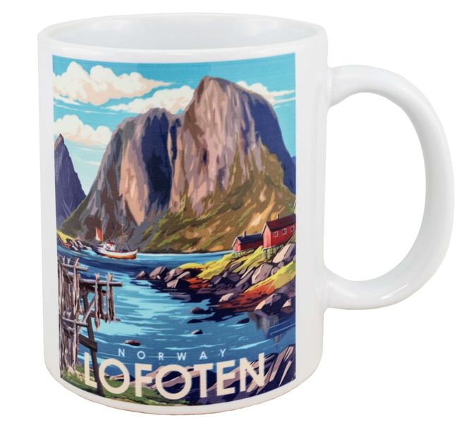 Main Image Mug, Lofoten, retro