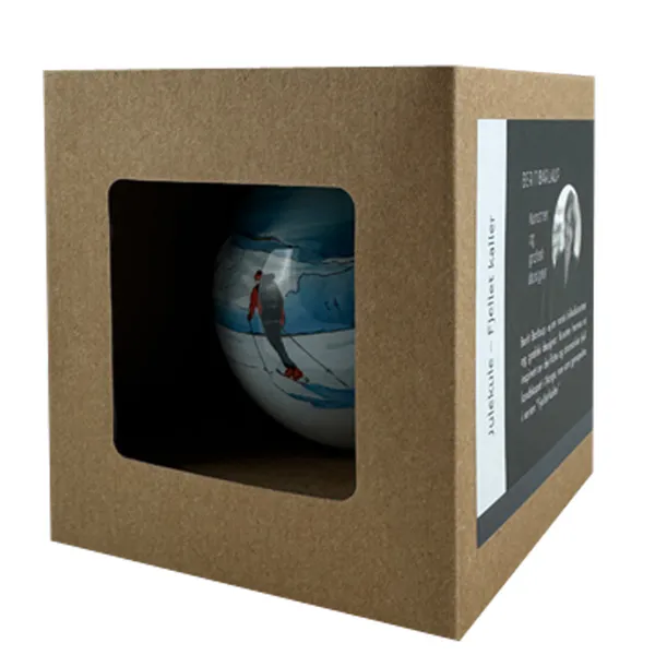 Hovedbilde Håndmalt glasskule, Oppover, Fjellet kaller