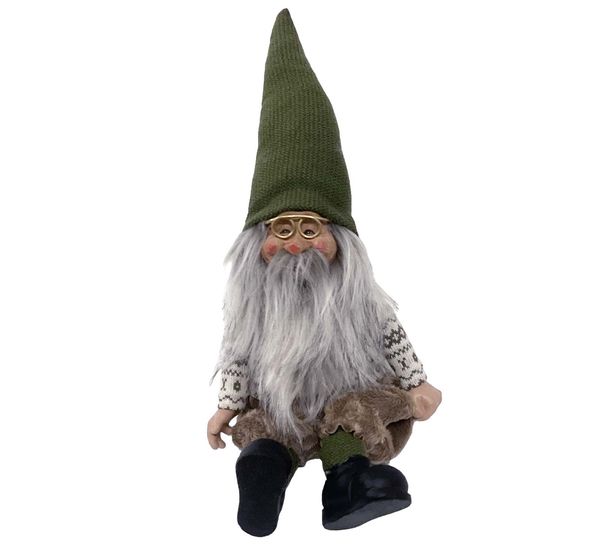 Main Image Spectacle Santa, man, green, sitting