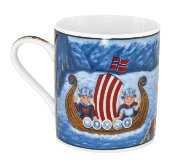 Hovedbilde Krus, viking, vikinger i båt Suzanne Toftey