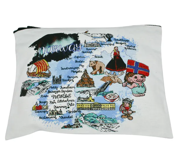 Hovedbilde Toalettmappe, Norgeskart
