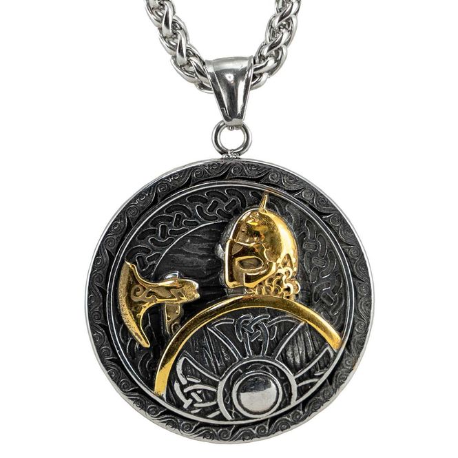 Hovedbilde Vikingsmykke, Viking med skjold