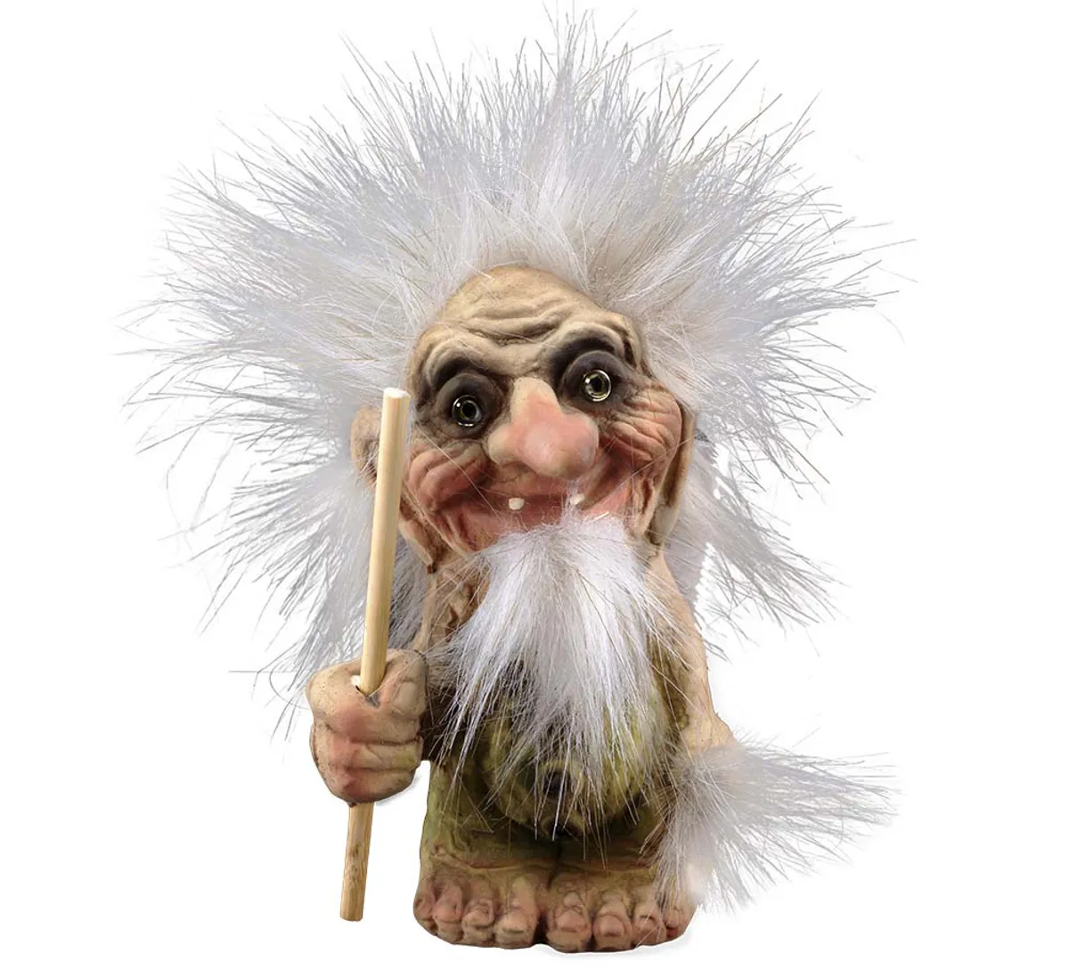 Troll lite med stokk  (Troll nr. 008)