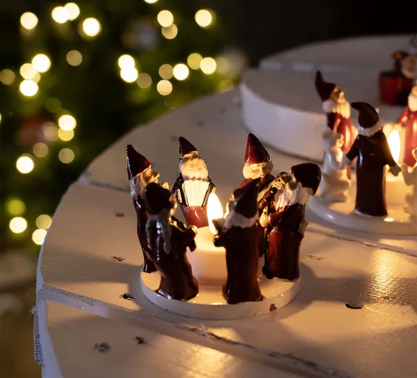 Main Image Santas playing in a band, red, 9,5 cm, ...
