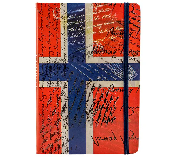 Hovedbilde Notatbok A5, Norgesflagg