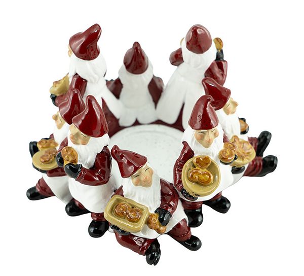 Main Image Baking santas in a ring, D. 12 cm, Harvesttime