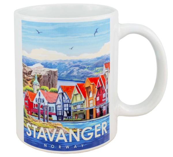 Main Image Mug, Stavanger, retro