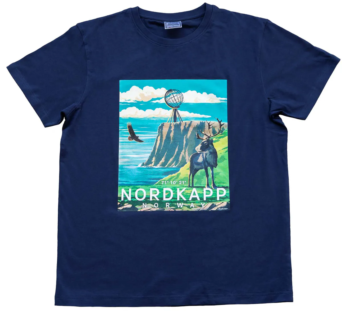 T-shirt, Nordkapp, retro