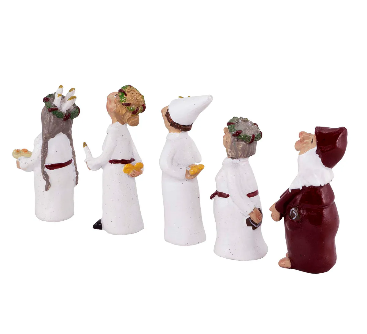 Små luciafigurer, *sett à 5 stk.* Harvesttime