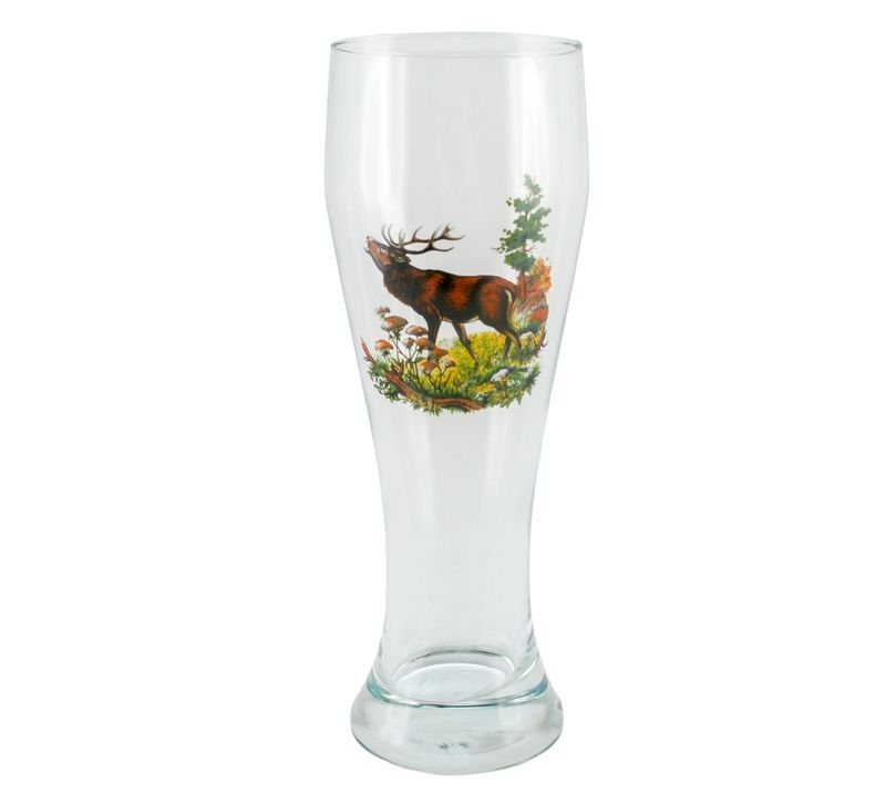 Ølglass, hjort
