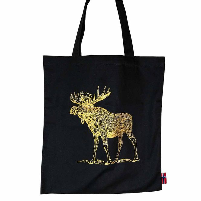 Main Image Tote bag, Golden Moose