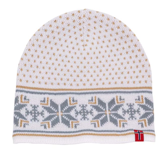 Hovedbilde Lue, hvit/grå/beige
