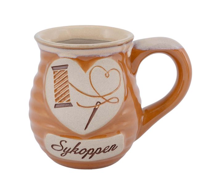 Main Image Sewing mug, ochre yellow