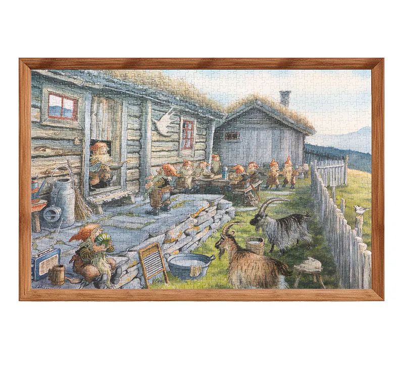 Puslespill, Seteridyll, Midthun, 1000 brikker