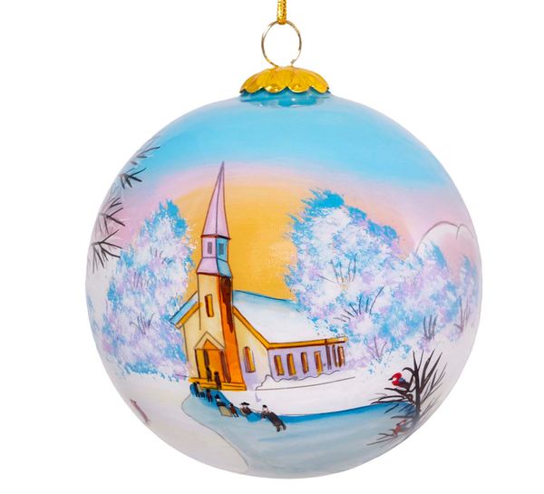 Main Image Glass bauble, Going to church