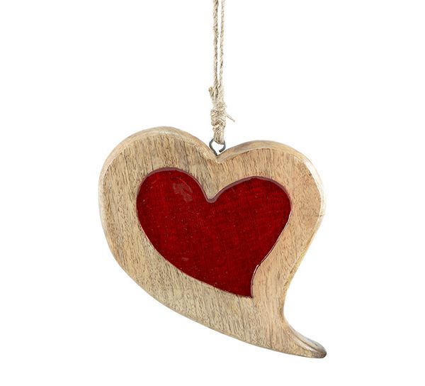 Main Image Antique heart, hanging, large, F-design