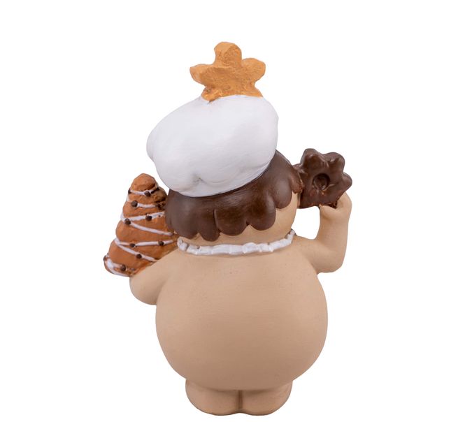 Main Image Gingerbread guy with Christmas tree, small