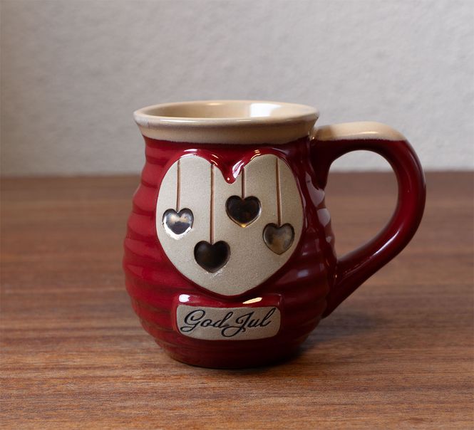 Main Image God jul mug, hearts