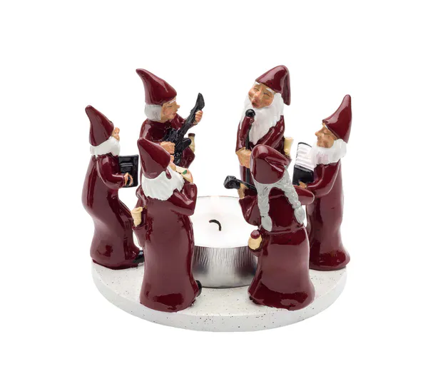 Main Image Santas playing in a band, red, 13,5 cm, ...