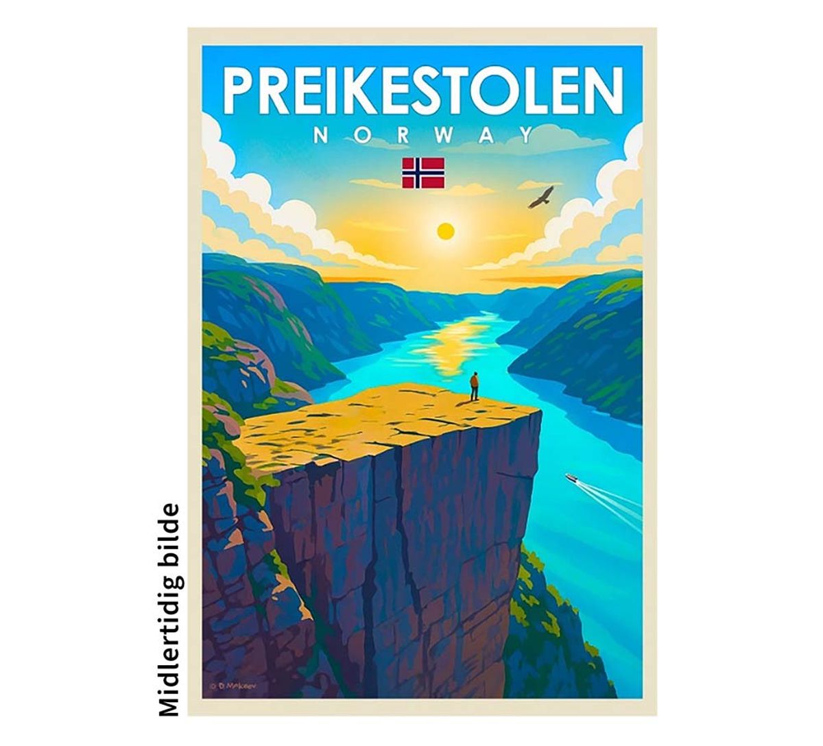 Magnet, Preikestolen, retro