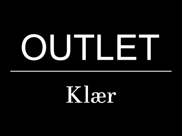 OUTLET Bekledning