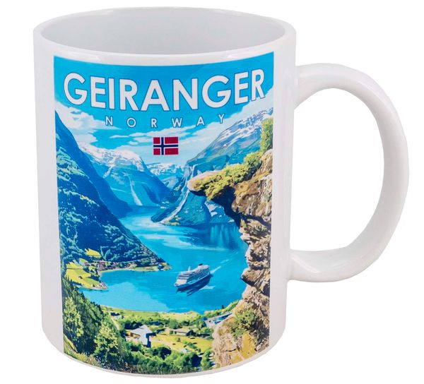 Main Image Mug, Geiranger, retro