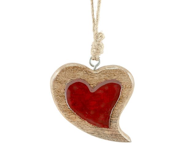 Main Image Antique heart, hanging, small, F-design