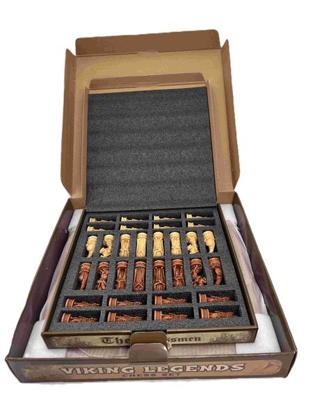 Main Image Chessboard with viking figurines