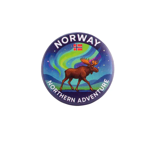 Hovedbilde Buttonmagnet, Elg, 32mm